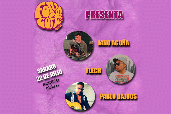 JANO ACUÑA, FLECH Y PABLO DAJUOS EN CONCIERTO